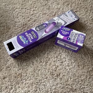 Stiffer Power Mop and 8 refill pads